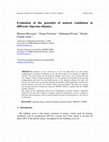 Research paper thumbnail of Evaluation of the potential of natural ventilation in different Algerian climates