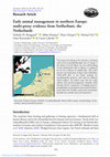 2024. Early animal management in northern Europe: multi-proxy evidence from Swifterbant, the Netherlands Cover Page