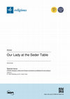 Our Lady at the Seder Table Cover Page