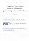 Evaluation of post-Einsteinian gravitational theories through parameterized post-Newtonian formalism Cover Page