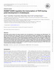 RABBIT EARS regulates the transcription of TCP4 during petal development in Arabidopsis Cover Page