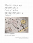 Elecciones en Argentina: Cambalache problemático y febril Cover Page