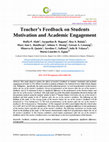 Teacher’s Feedback on Students Motivation and Academic Engagement Cover Page