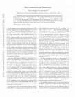 Research paper thumbnail of Bose Condensation and Temperature