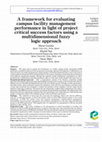 A framework for evaluating campus facility management performance in light of project critical success factors using a multidimensional fuzzy logic approach Cover Page