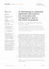 Q-methodology to understand stakeholder discourses on bat conservation and management in view of the COVID-19 pandemic Cover Page