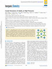 Research paper thumbnail of Crystal Structures of CaB<sub>3</sub>N<sub>3</sub> at High Pressures