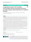 Research paper thumbnail of Longitudinal study of calf morbidity and mortality and the associated risk factors on urban and peri-urban dairy farms in southern Ethiopia