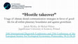 “Hostile takeover”. Usage of climate denial communication strategies in favor of good life for all within planetary boundaries and against growthism Cover Page