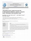 Antioxidants protect against increased risk of atherosclerosis induced by exposure to cigarette smoke: Histological and biochemical study Cover Page