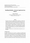 Research paper thumbnail of Modelling Reliability: A Practical Application from Industry