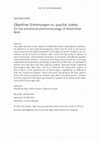 Objektive Stimmungen vs. Psychic States. On the Emotional Phenomenology of Maximilian Beck, "Studi di estetica", 2024, Section: Accepted Papers. DOI: 10.7413/1825864667. Cover Page