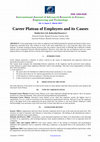 Career Plateau of Employees and its Causes Cover Page