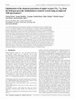 Research paper thumbnail of Optimisation of the chemical generation of singlet oxygen (1O2, 1Δg) from the hydrogen peroxide-lanthanumiii catalytic system using an improved NIR spectrometer