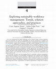 Exploring sustainable workforce management: Trends, solution approaches, and practices Cover Page