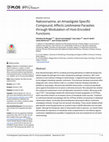 Naloxonazine, an Amastigote-Specific Compound, Affects Leishmania Parasites through Modulation of Host-Encoded Functions Cover Page