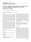 1-Sarcosine-angiotensin II infusion effects on food intake, weight loss, energy expenditure, and skeletal muscle UCP3 gene expression in a rat model Cover Page