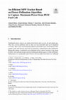 An Efficient MPP Tracker Based on Flower Pollination Algorithm to Capture Maximum Power from PEM Fuel Cell Cover Page