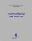 International Collaboration in Crop Improvement Research: Current Status and Future Prospects Cover Page