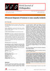 Research paper thumbnail of Ultrasound diagnosis of fractures in mass casualty incidents