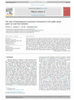 The roles of heterogeneous investment mechanism in the public goods game on scale-free networks Cover Page