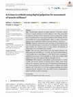 Is it time to rethink using digital palpation for assessment of muscle stiffness? Cover Page