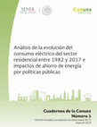 Análisis de la evolución del consumo eléctrico del sector residencial entre 1982 y 2017 e impactos de ahorro de energía por políticas públicas Cover Page