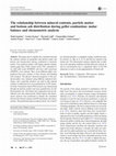 The relationship between mineral contents, particle matter and bottom ash distribution during pellet combustion: molar balance and chemometric analysis Cover Page