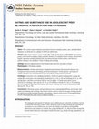 Research paper thumbnail of Dating and substance use in adolescent peer networks: a replication and extension