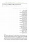 Research paper thumbnail of Late treatment of mandible fracture after third molar removal