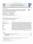 Research paper thumbnail of How to investigate neuro-biochemical relationships on a regional level in humans? Methodological considerations for combining functional with biochemical imaging