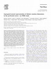 Research paper thumbnail of Segregated neural representation of distinct emotion dimensions in the prefrontal cortex—an fMRI study