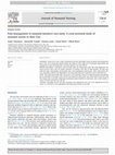 Research paper thumbnail of Pain management in the neonatal intensive care unit: a national survey in Italy