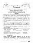 The Expression of Progesterone Receptors in Meningiomas of Different Grades Cover Page