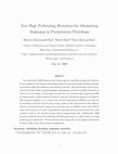 New high performing heuristics for minimizing makespan in permutation flowshops Cover Page