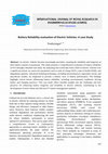 Research paper thumbnail of Battery Reliability evaluation of Electric Vehicles: A case Study