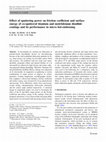 Research paper thumbnail of Effect of sputtering power on friction coefficient and surface energy of co-sputtered titanium and molybdenum disulfide coatings and its performance in micro hot-embossing