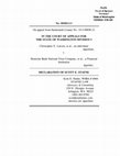 Washington Court of Appeals Division One - Larson v. Deutsche Bank National Trust Company - Declaration of Scott Stafne in support of Larsons' motion for default and/or to establish a briefing schedule Cover Page