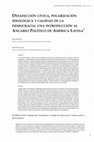 Desafección cívica, polarización ideológica y calidad de la democracia: una introducción al Anuario Político de América Latina Cover Page