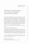 The Prophet's Song of Victory: Judges 5 within a Trajectory of Theological Training in the Book of Judges Cover Page