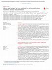 Research paper thumbnail of Efficacy and Safety of de Novo and Early Use of Extended-release Tacrolimus in Heart Transplantation