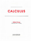 Calculus Cover Page