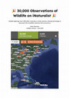 30,000 iNaturalist Observations Cover Page