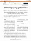 Research paper thumbnail of Ajuste de los algoritmos OC2 y OC3 de MODIS para la obtención de la concentración de clorofila-a en lagos oligotróficos con Landsat-8: validación en el lago Titicaca