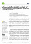 A “Mammalian-like” Pycnodont Fish: Independent Acquisition of Thecodont Implantation, True Vertical Replacement, and Carnassial Dentitions in Carnivorous Mammals and a Peculiar Group of Pycnodont Fish Cover Page