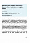 A study on drug utilisation evaluation of bronchodilators using a defined daily dose method Cover Page