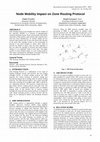Node Mobility Impact on Zone Routing Protocol Cover Page
