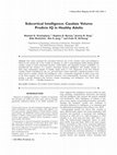 Subcortical intelligence: Caudate volume predicts IQ in healthy adults Cover Page