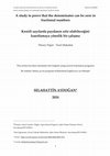 A study to prove that the denominator can be zero in fractional numbers - Kesirli sayılarda paydanın sıfır olabileceğini 
kanıtlamaya yönelik bir çalışma Cover Page