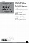 MENTAL HEALTH EDUCATION: REPORT OF INTERNSHIP EXPERIENCE IN SCHOOL PSYCHOLOGY(Atena Editora) Cover Page